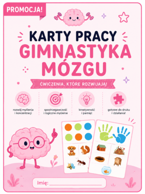 GIMNASTYKA MÓZGU- 20 kart pracy