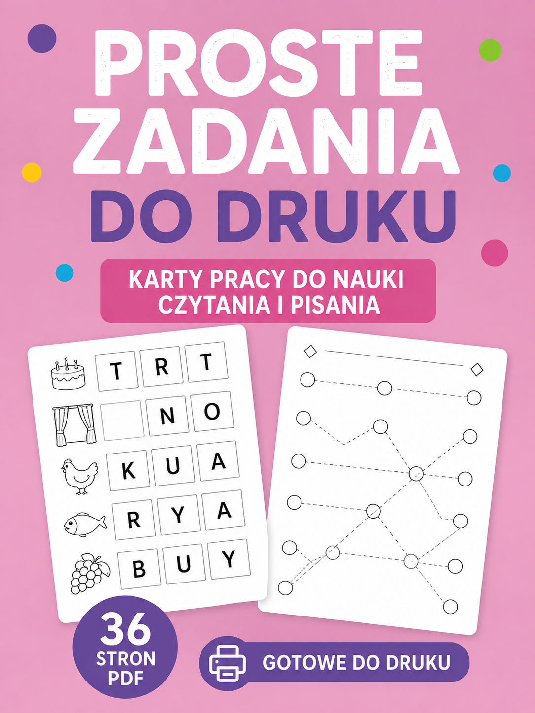 PROSTE ZADANIA DO DRUKU