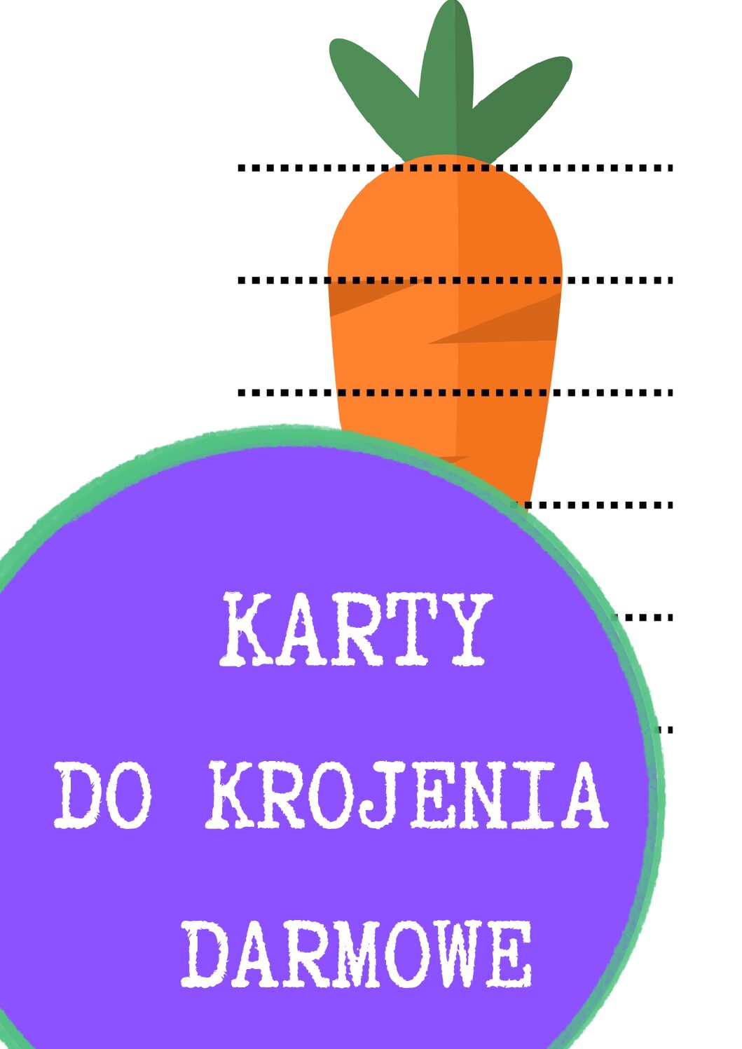 Darmowe karty do nauki krojenia z ciastoliną